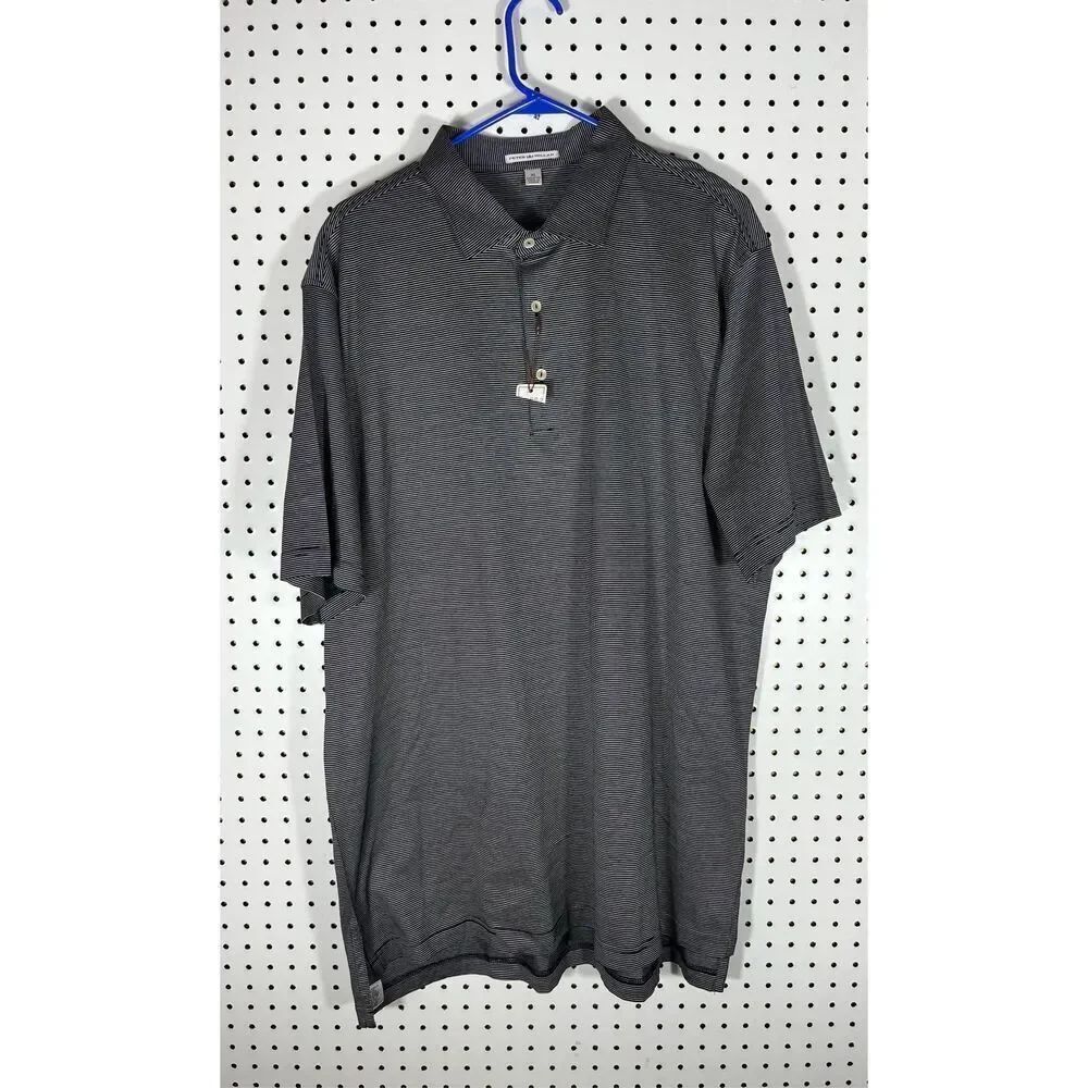 Peter Millar striped polo shirt size XL